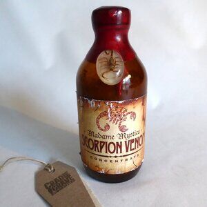 NEW 6” APOTHECARY SCORPION VENOM HALLOWEEN GLASS BOTTLE PROP ODDITY HARRY POTTER